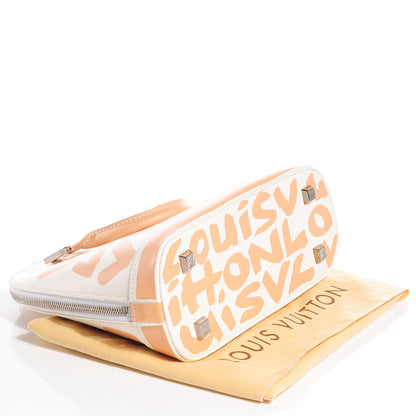 Louis Vuitton Graffiti Alma MM Peach 4 of 7