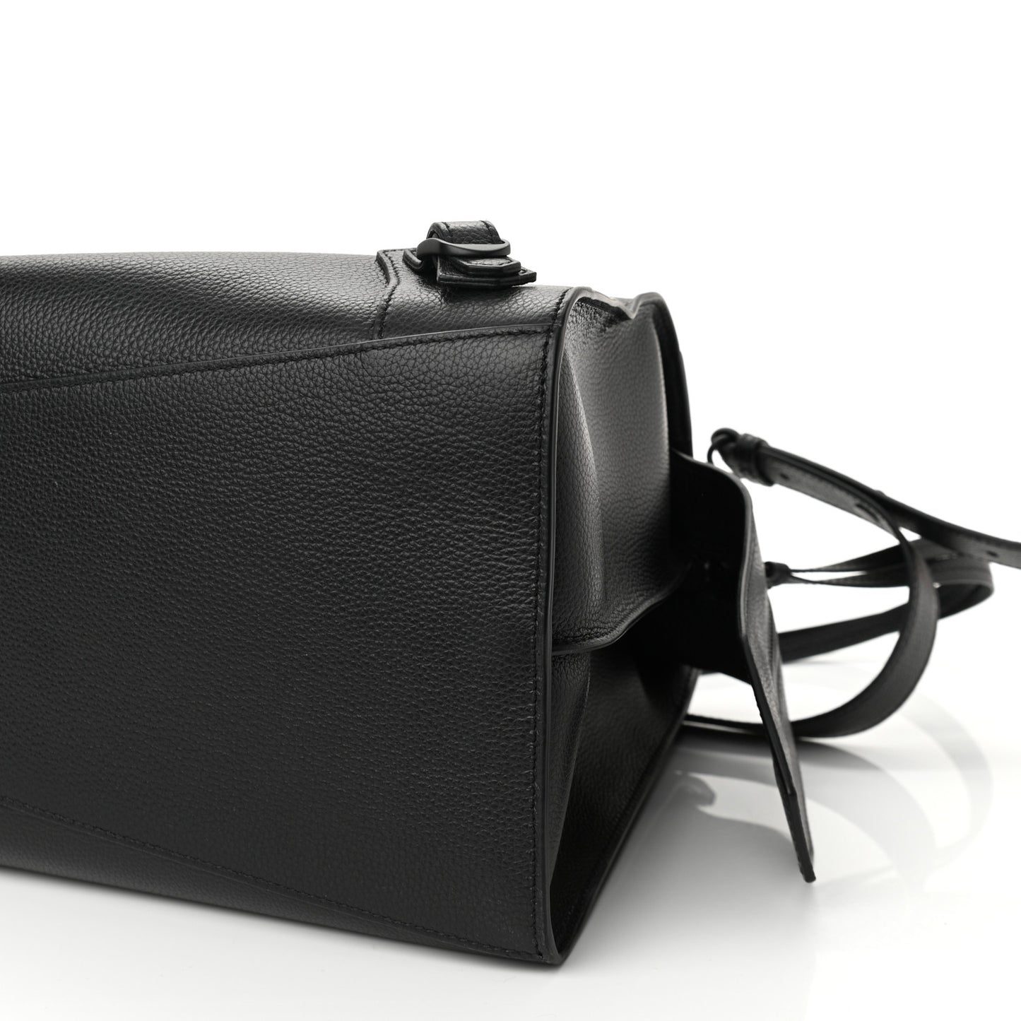 Grained Calfskin Neo Classic Black Hardware Medium City Black