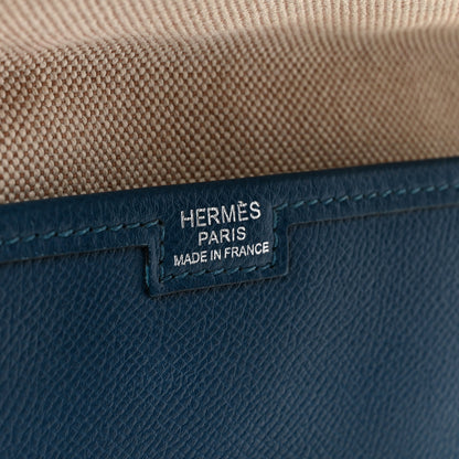 Hermes Epsom Jige PM Clutch Bleu Thalassa 6 of 6