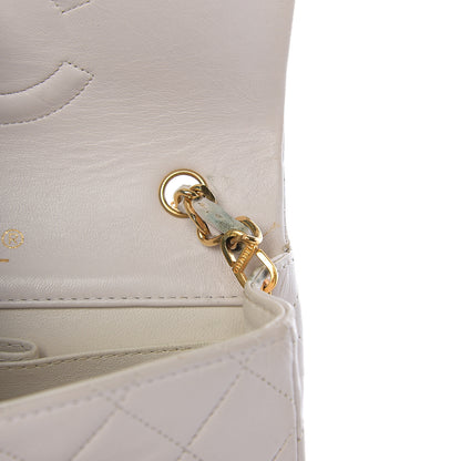 Chanel Lambskin Quilted Mini Flap White 9 of 13