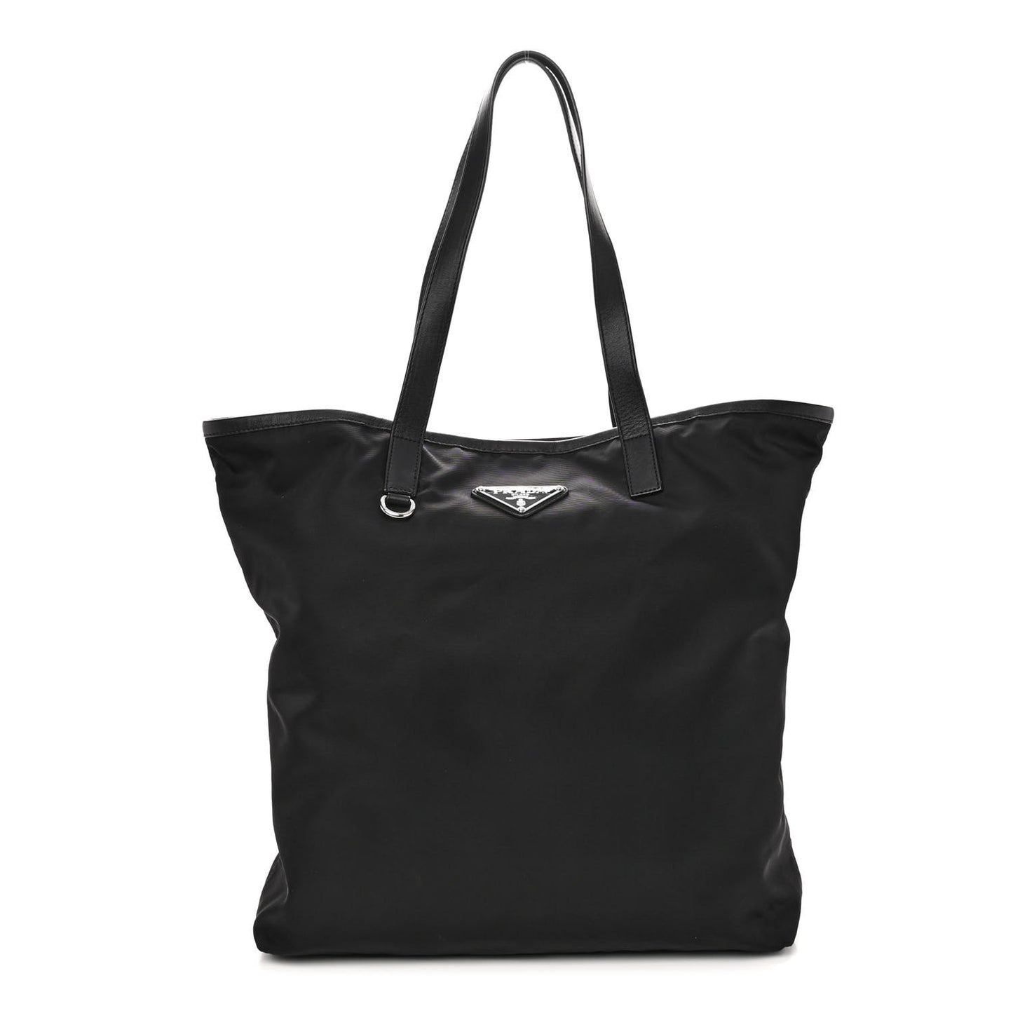 Tessuto Nylon Shopping Tote Black