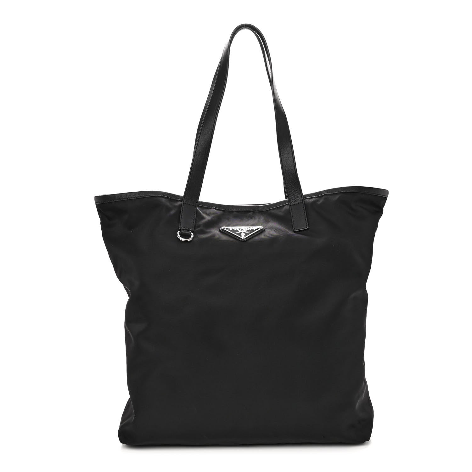 Prada Tessuto Nylon Shopping Tote Black 1 of 8