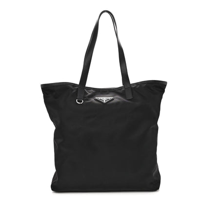 Prada Tessuto Nylon Shopping Tote Black 1 of 8