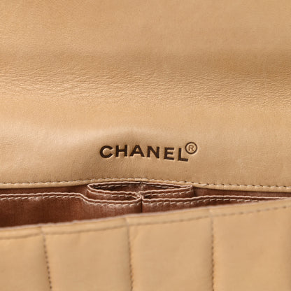 Chanel Lambskin East West Chocolate Bar Flap Beige 6 of 16
