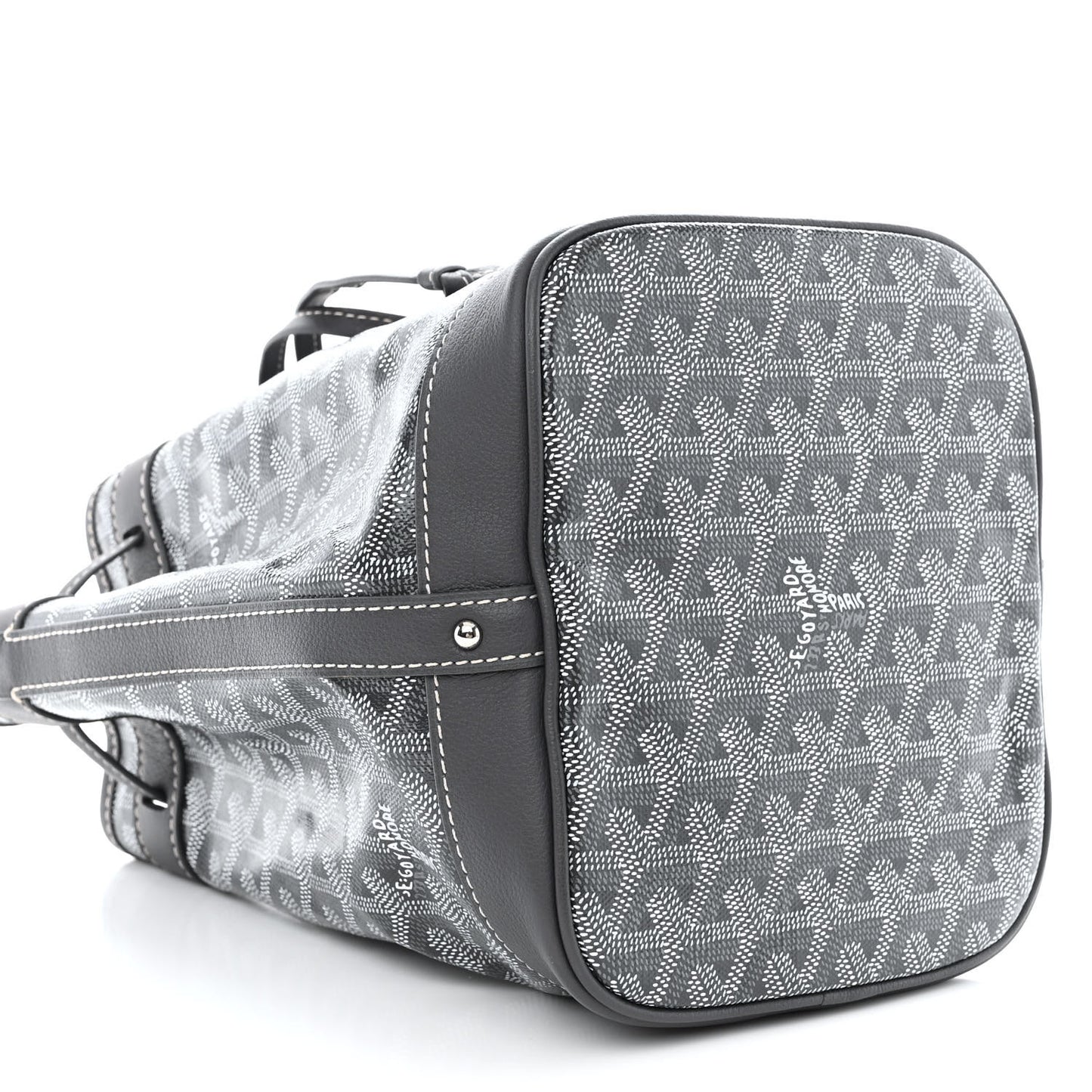 Goyardine Petit Flot Bucket Bag PM Grey