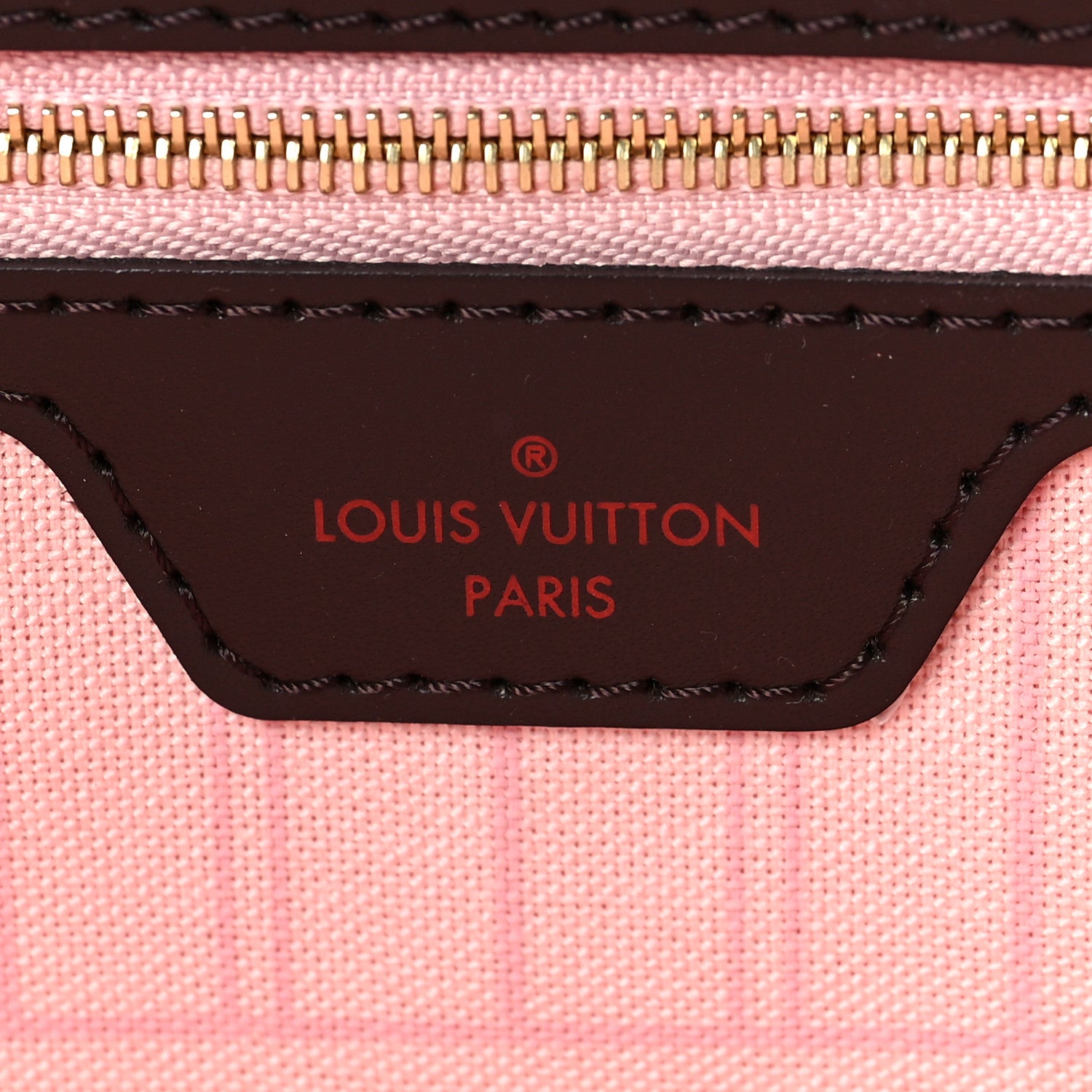 Louis Vuitton Damier Ebene Neo Neverfull MM Rose Ballerine 6 of 7