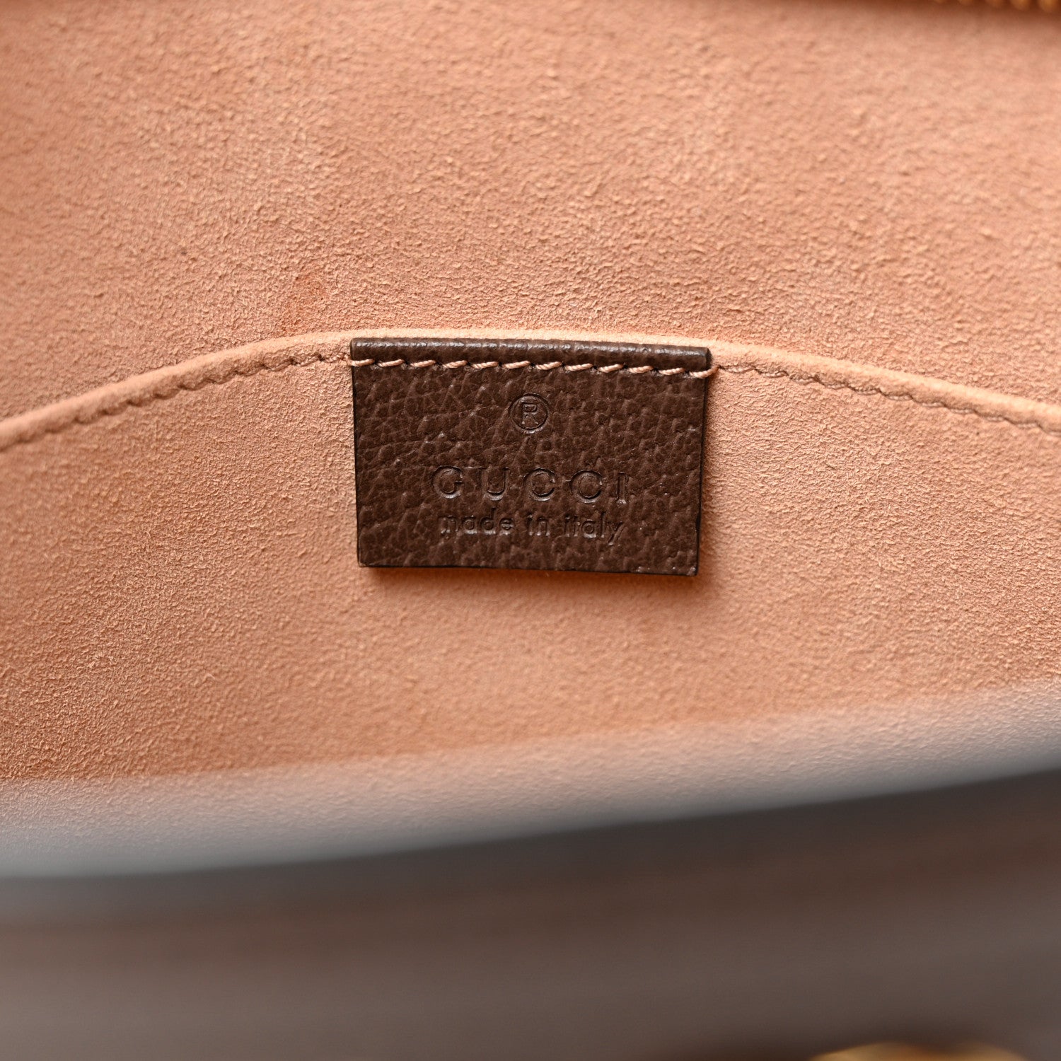 Gucci GG Supreme Monogram Web Ophidia Pouch Brown 6 of 7