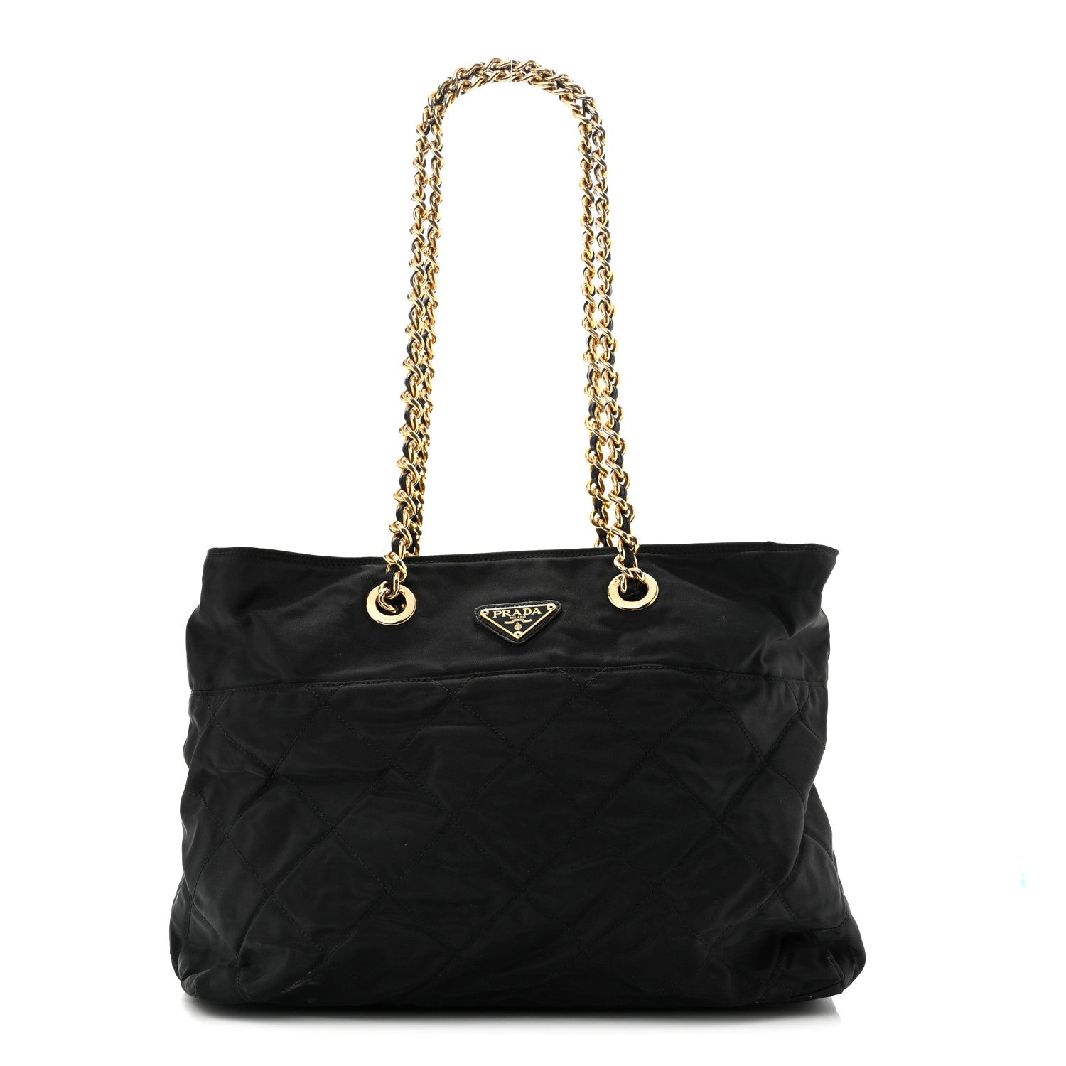 Prada Nylon Tessuto Impuntu Quilted Tote Black 1 of 13