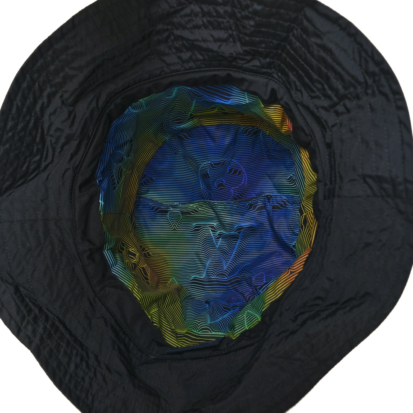 Nylon 2054 Transformable Bob Bucket Hat Black