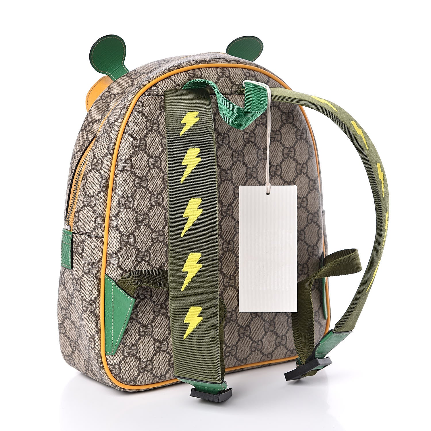 Gucci GG Supreme Monogram Kids Giraffe Backpack Ebony Multicolor 3 of 10