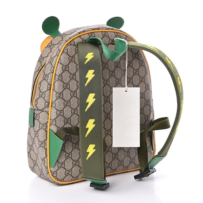 Gucci GG Supreme Monogram Kids Giraffe Backpack Ebony Multicolor 3 of 10
