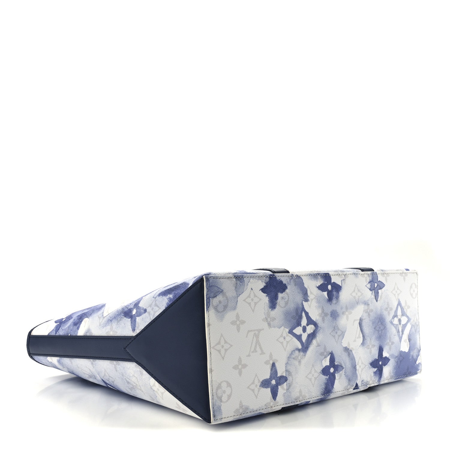 Louis Vuitton Monogram Watercolor Weekend Tote PM Blue 5 of 14