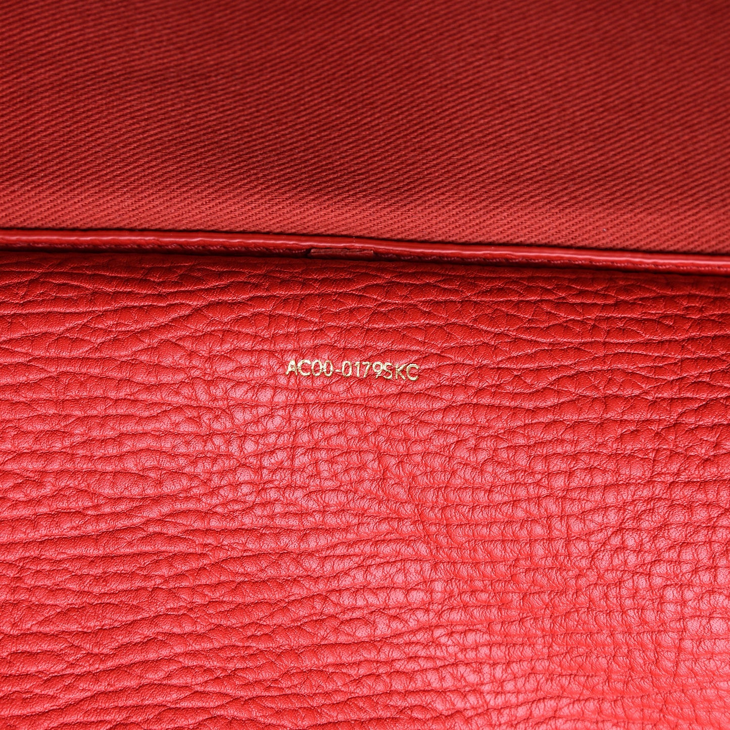 3.1 Textured Calfskin Medium Pashli Satchel Red