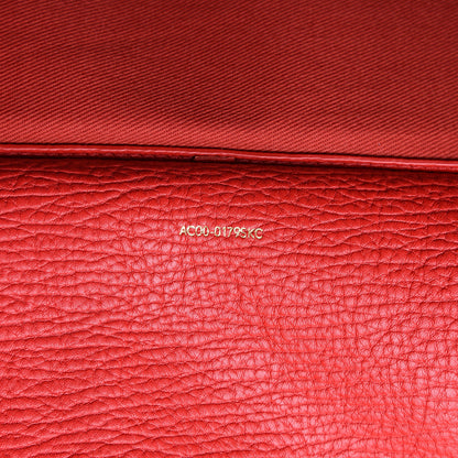 3.1 Phillip Lim 3.1 Textured Calfskin Medium Pashli Satchel Red 6 of 8