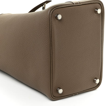 Hermes Taurillon Clemence Picotin Lock 18 PM Etoupe 8 of 10