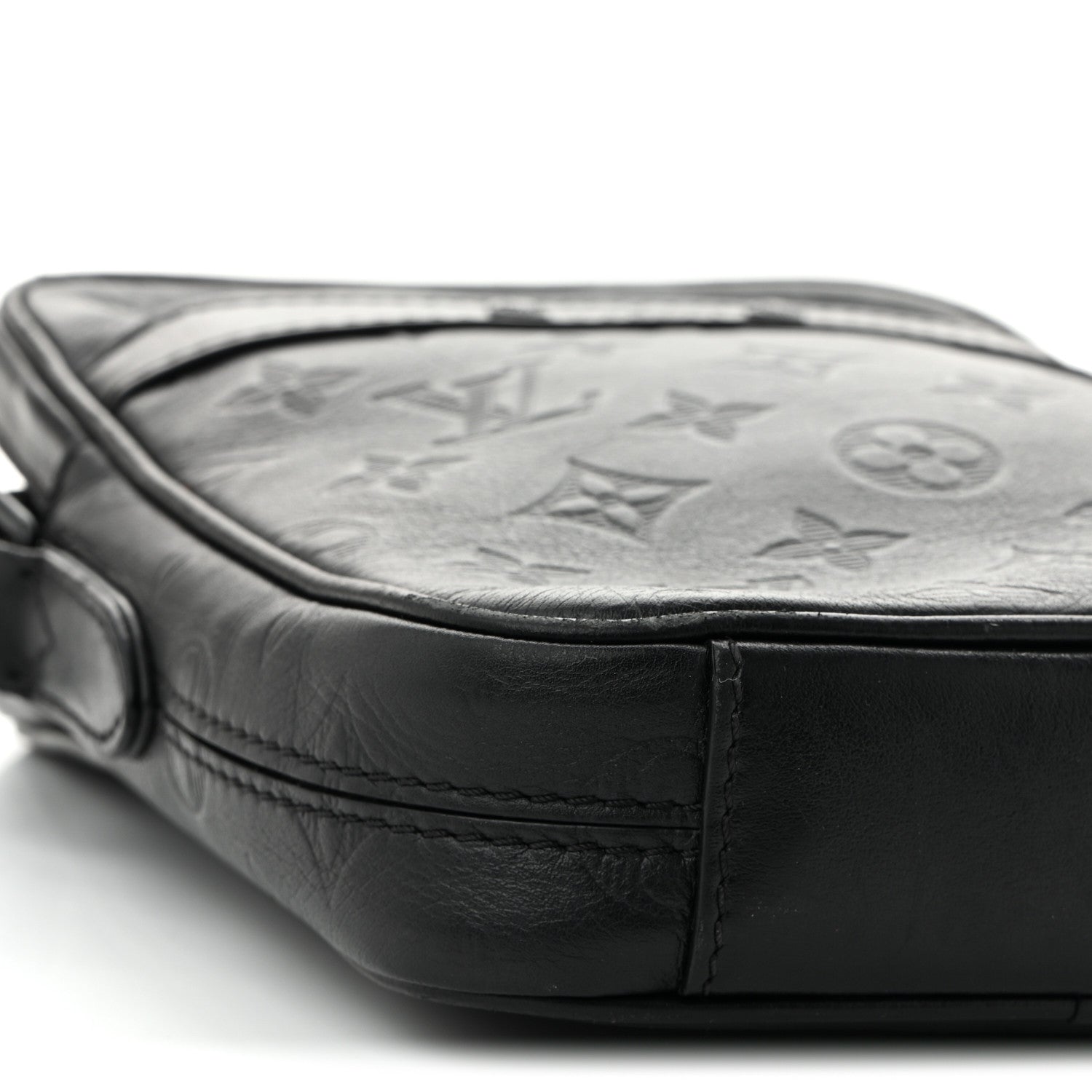 Louis Vuitton Calfskin Monogram Shadow Danube PM Black 9 of 12