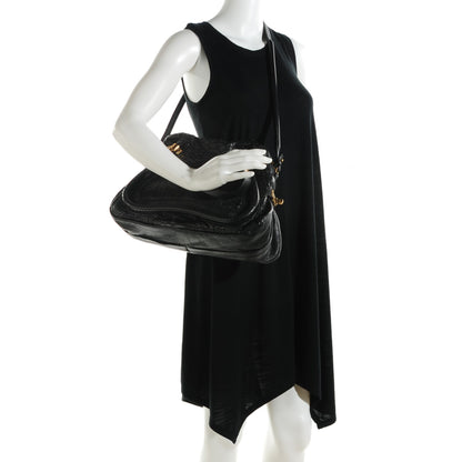 Chloe Python Medium Paraty Black 2 of 9
