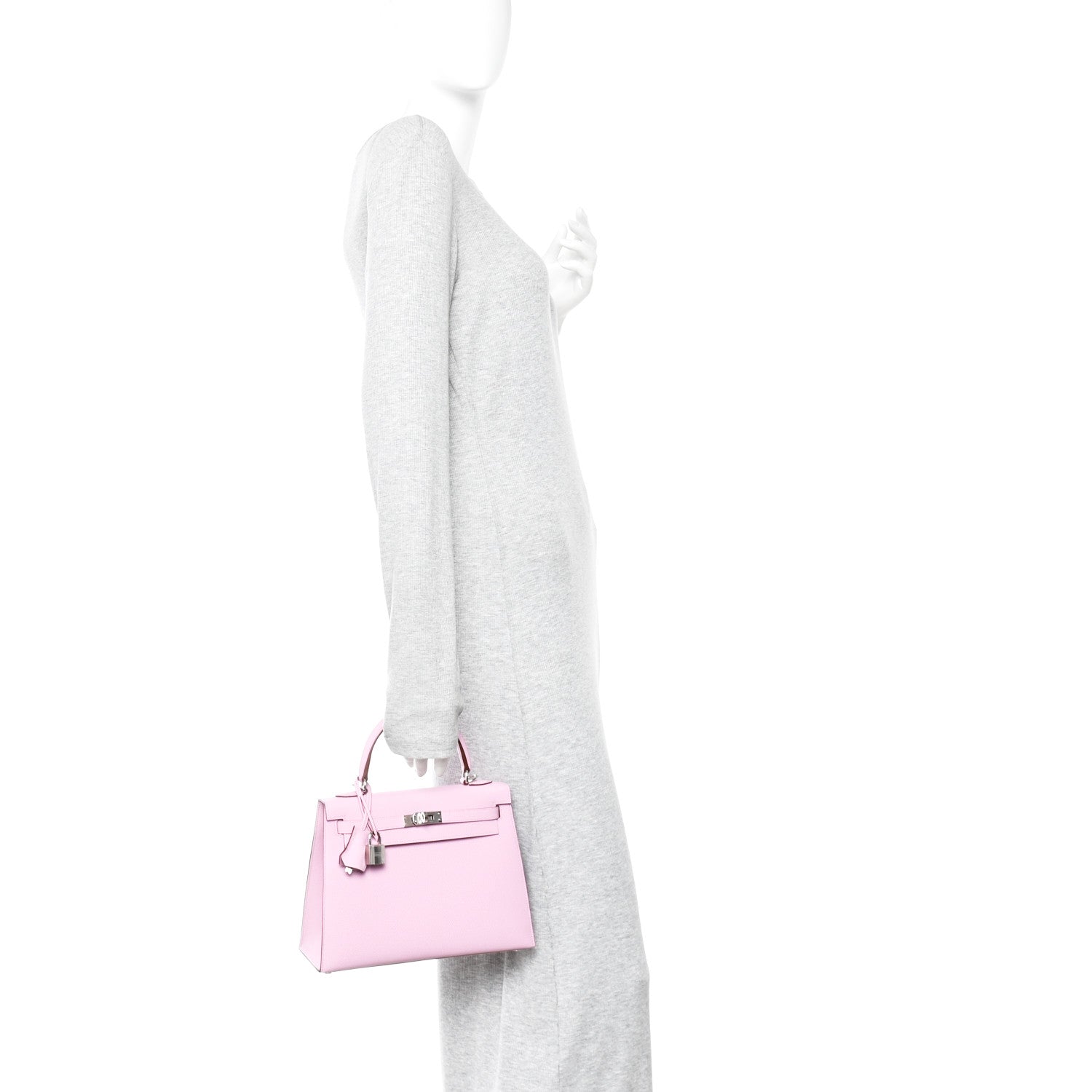 Hermes Epsom Kelly Sellier 25 Mauve Sylvestre 2 of 10