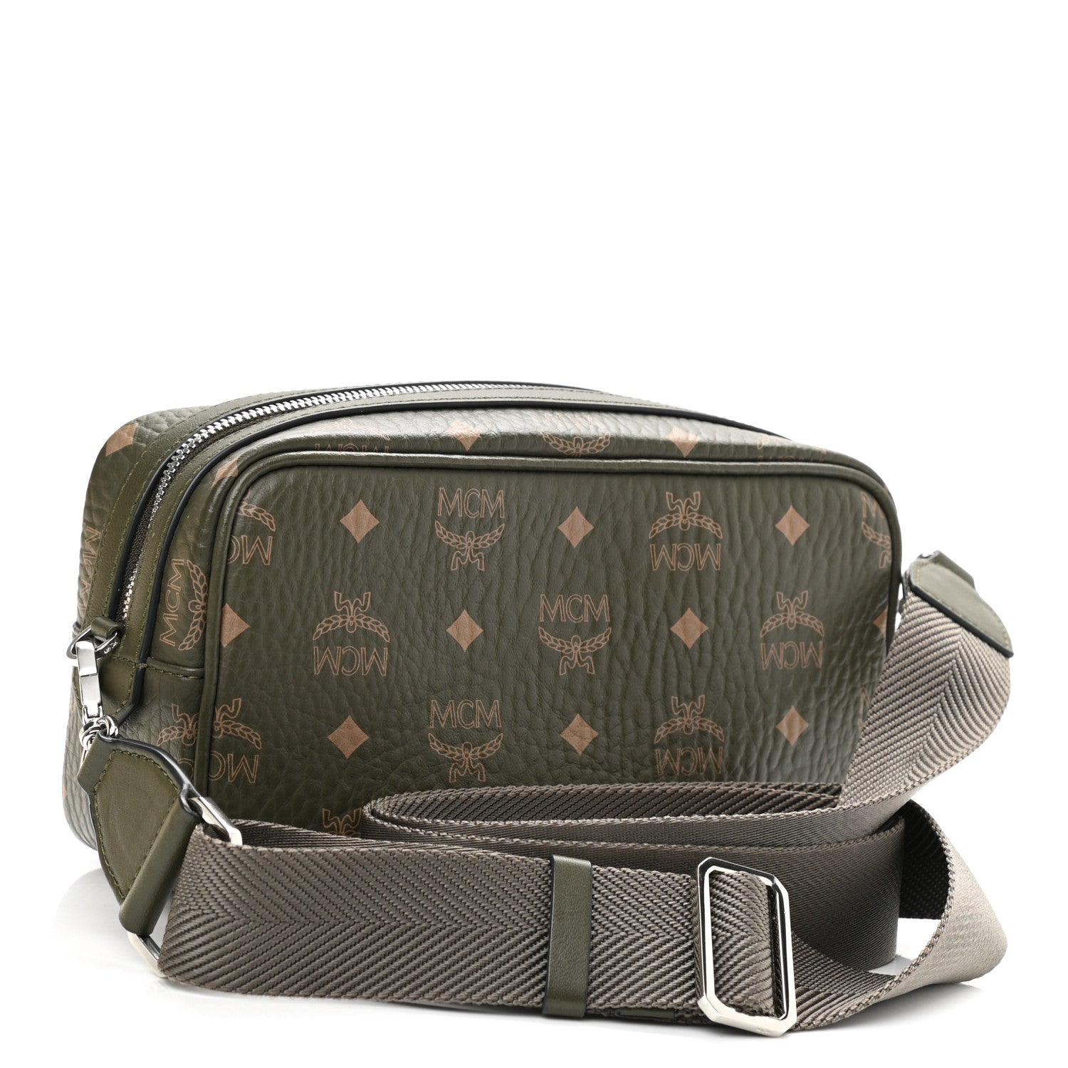 MCM Visetos Wash Crossbody Sea Turtle 3 of 9