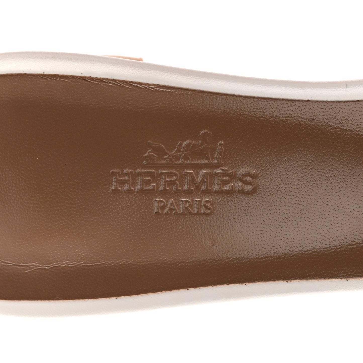 Calfskin Oasis Sandals 39 White