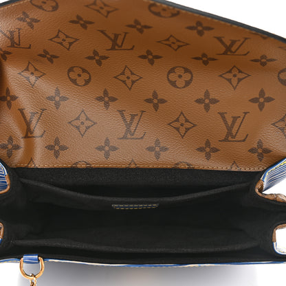 Louis Vuitton Epi Reverse Monogram Pochette Metis Denim Light 4 of 8