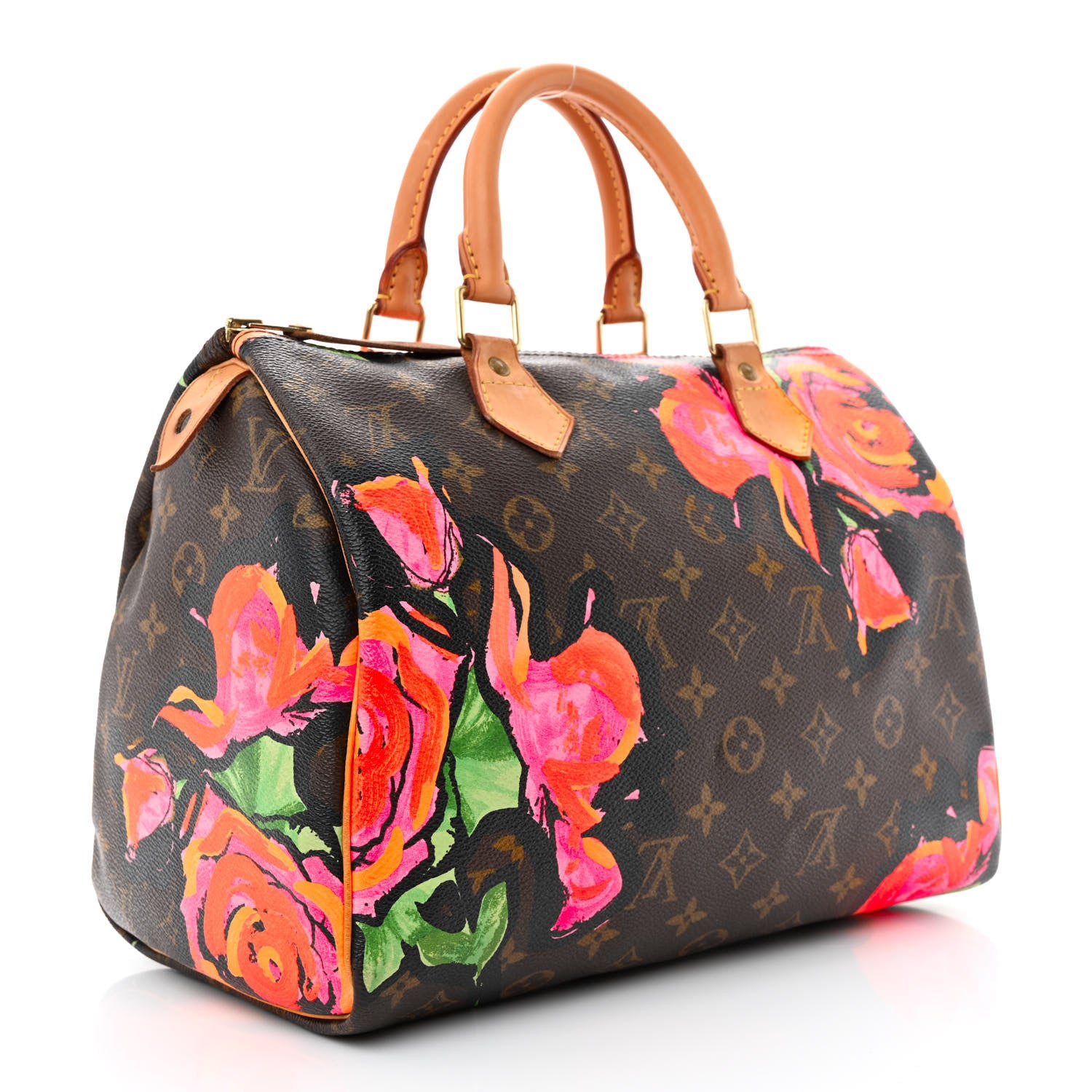 Louis Vuitton Monogram Roses Speedy 30 3 of 10