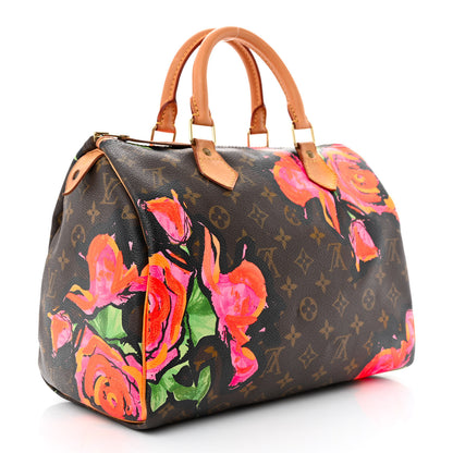 Louis Vuitton Monogram Roses Speedy 30 3 of 10