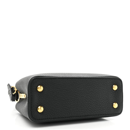 Louis Vuitton Taurillon Mini Capucines Black 4 of 9