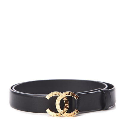 Chanel Calfskin Paris CC Belt 85 34 Black 1 of 4