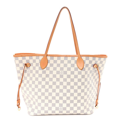 Louis Vuitton Damier Azur Neo Neverfull MM Rose Ballerine 1 of 12