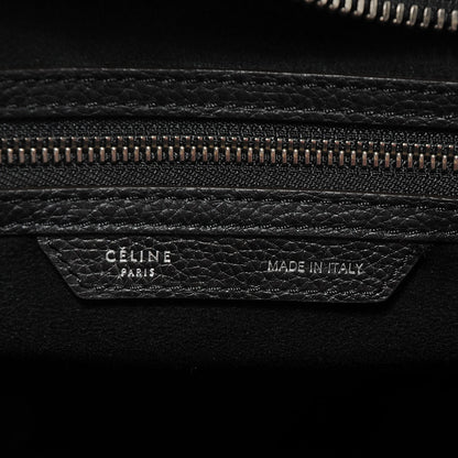 Celine Drummed Mini Luggage Black 6 of 8