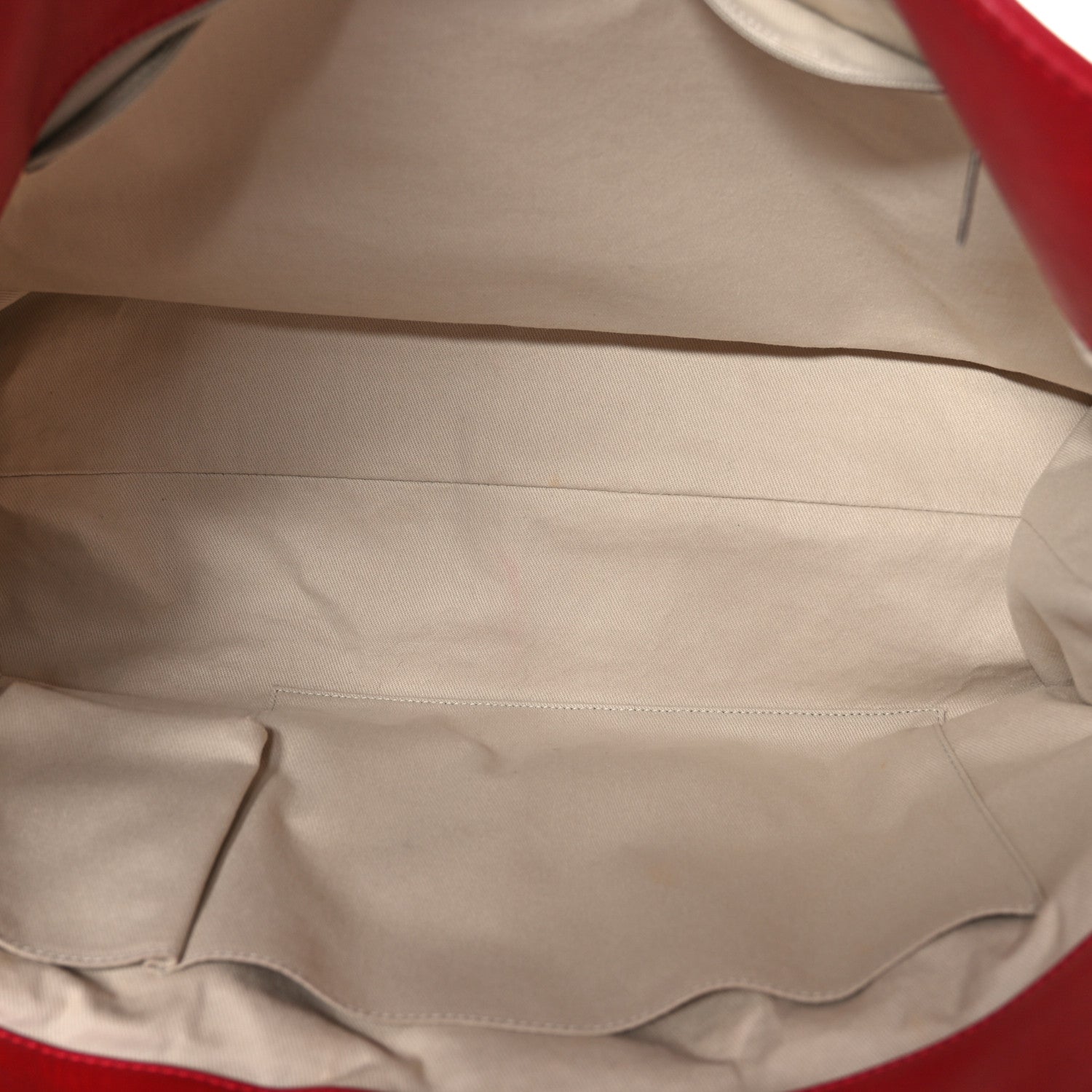 Chanel Calfskin Quilted Large In the Business Tote Red 5 of 10