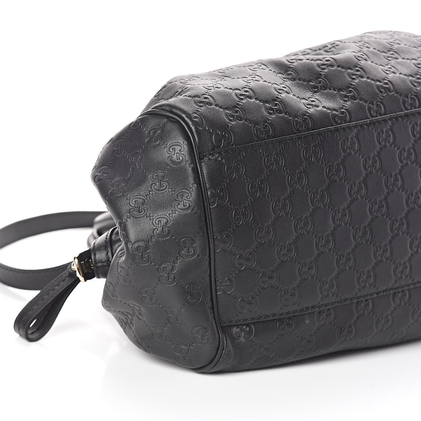 Guccissima Medium Sukey Boston Black