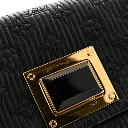Louis Vuitton Calfskin Quilted Monogram Altair Clutch Black 11 of 11