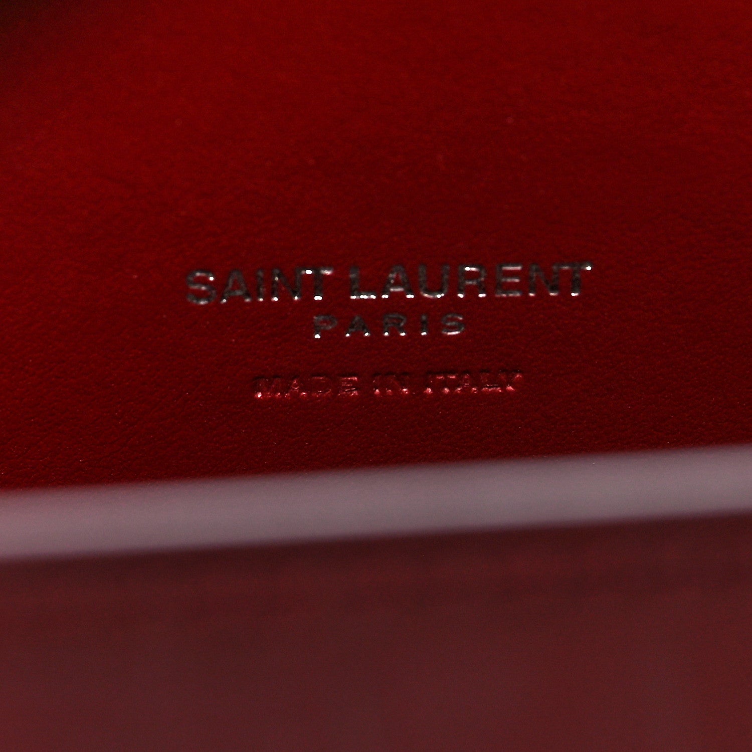 Saint Laurent Calfskin Crocodile Embossed Baby Sac De Jour Bordeaux 6 of 9