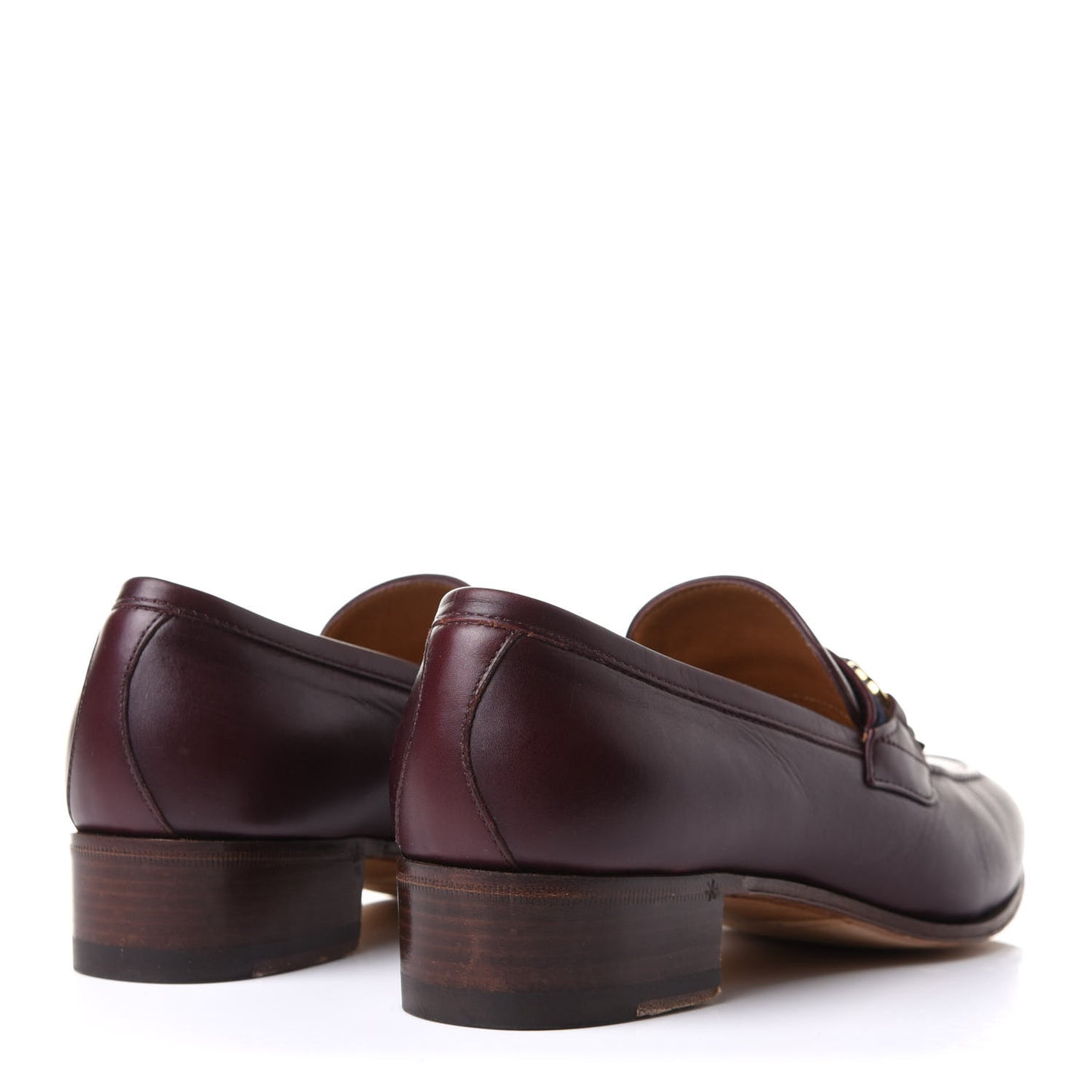 Calfskin Web Interlocking G Tassel Loafers 35.5 Ruby Bordeaux