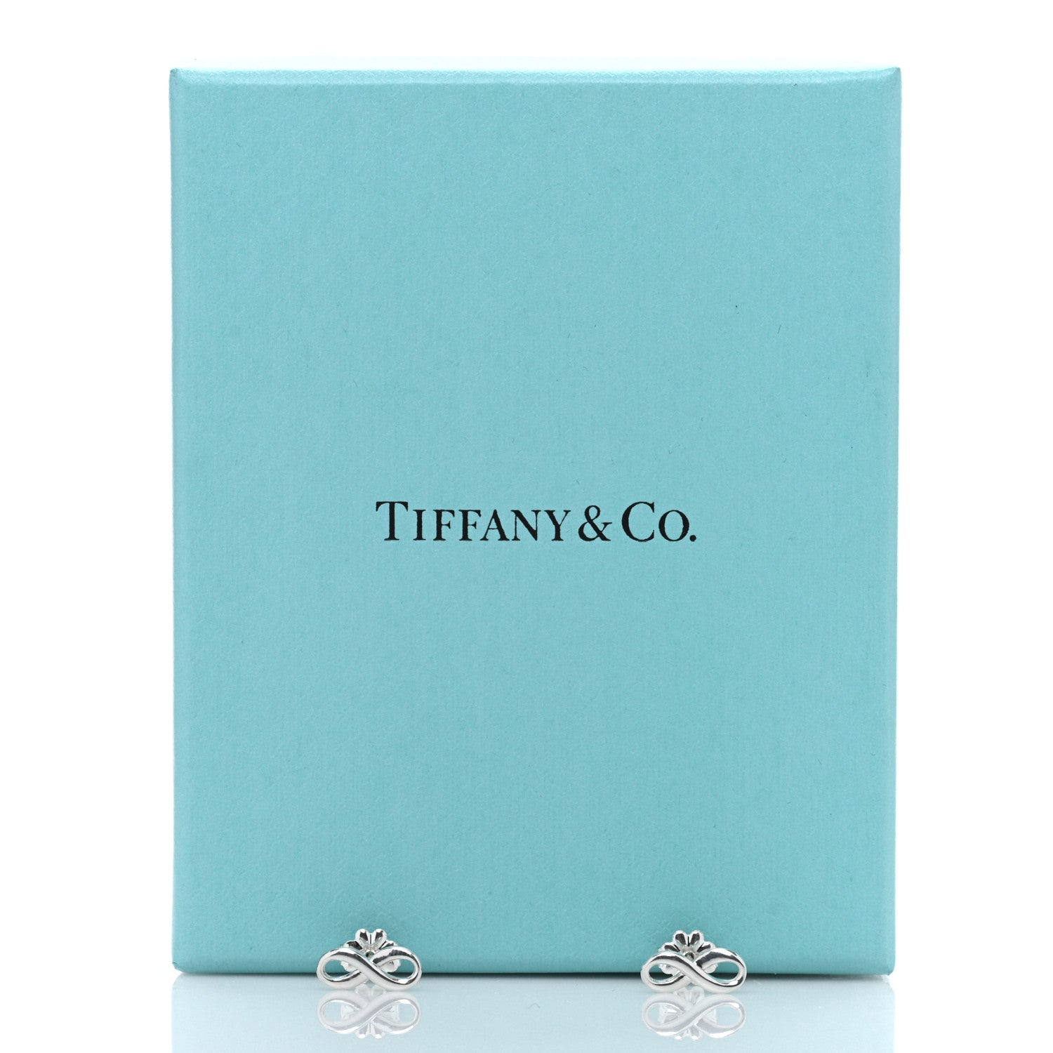 Tiffany Sterling Silver Infinity Earrings 5 of 5