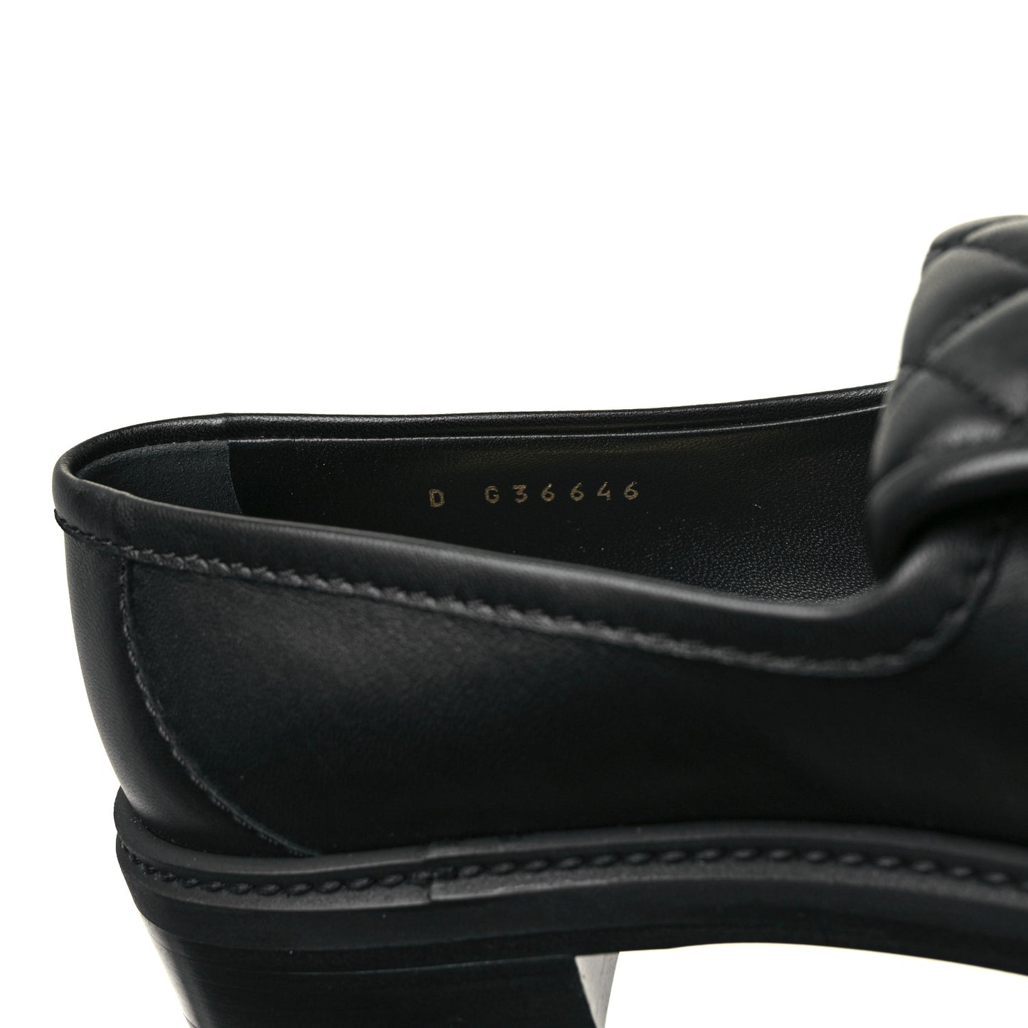 Lambskin Quilted CC Turnlock Loafers 39.5 Black