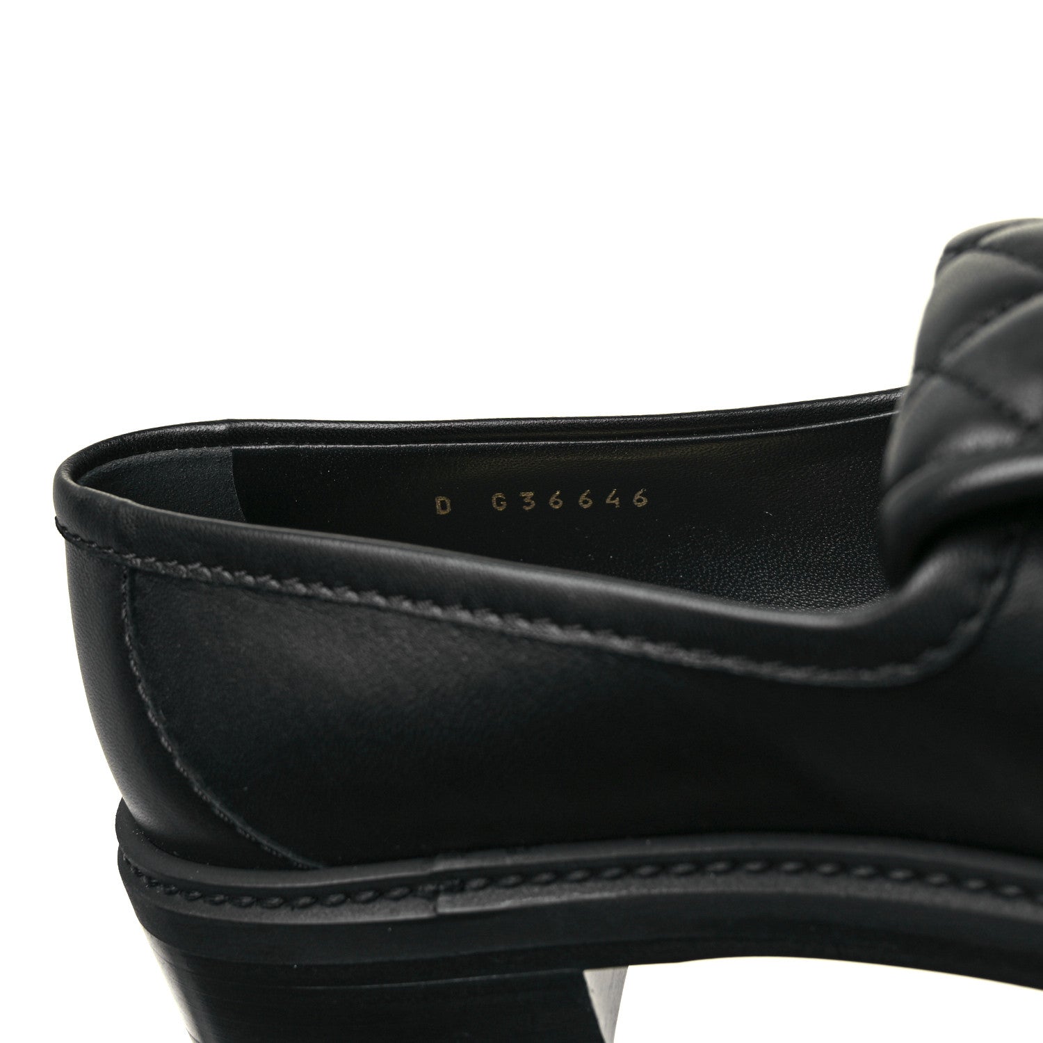Chanel Lambskin Quilted CC Turnlock Loafers 39.5 Black 8 of 9