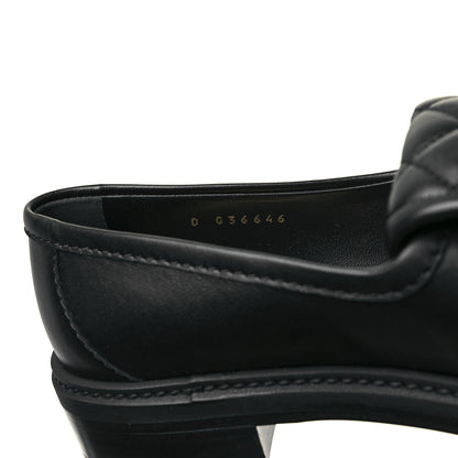 Chanel Lambskin Quilted CC Turnlock Loafers 39.5 Black 8 of 9