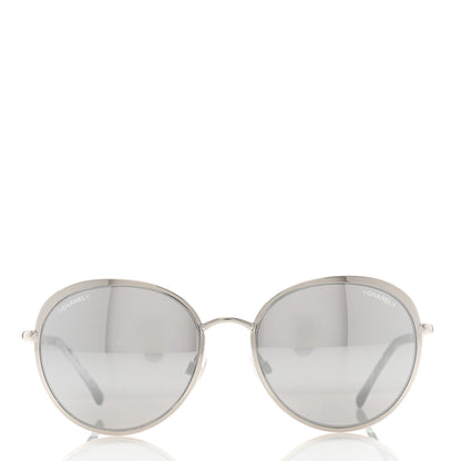 Chanel Round Spring Sunglasses 4206 Silver 2 of 8