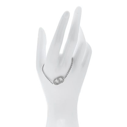 Christian Dior Crystal CD Bracelet Silver 2 of 5