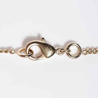 Chanel Pearl CC Camellia Necklace Light Gold 3 of 4