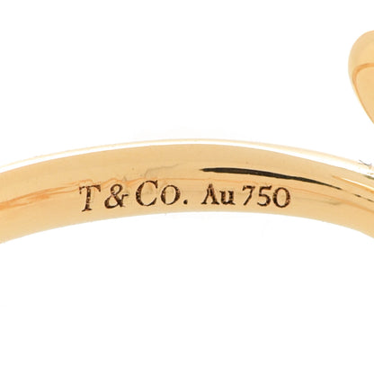 Tiffany 18K Yellow Gold Paloma's Graffiti Love Ring 50 5.5 5 of 6
