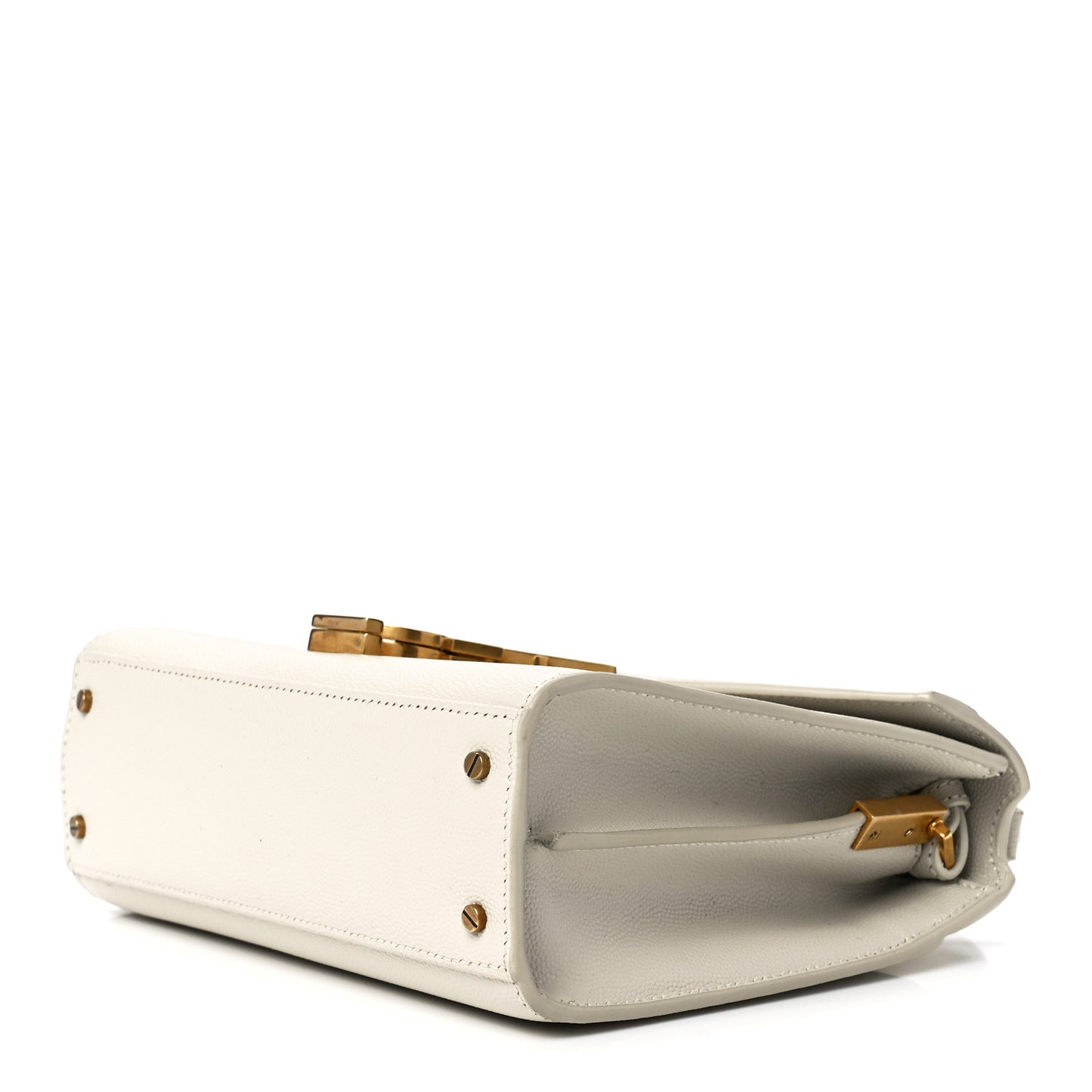 Grain de Poudre Mini Classic Monogram Cassandra Top Handle Vintage White