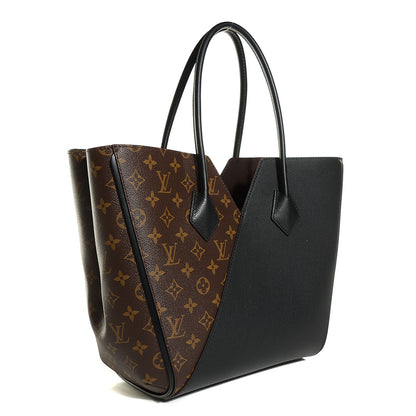 Louis Vuitton Calfskin Monogram Kimono Tote Black 3 of 7