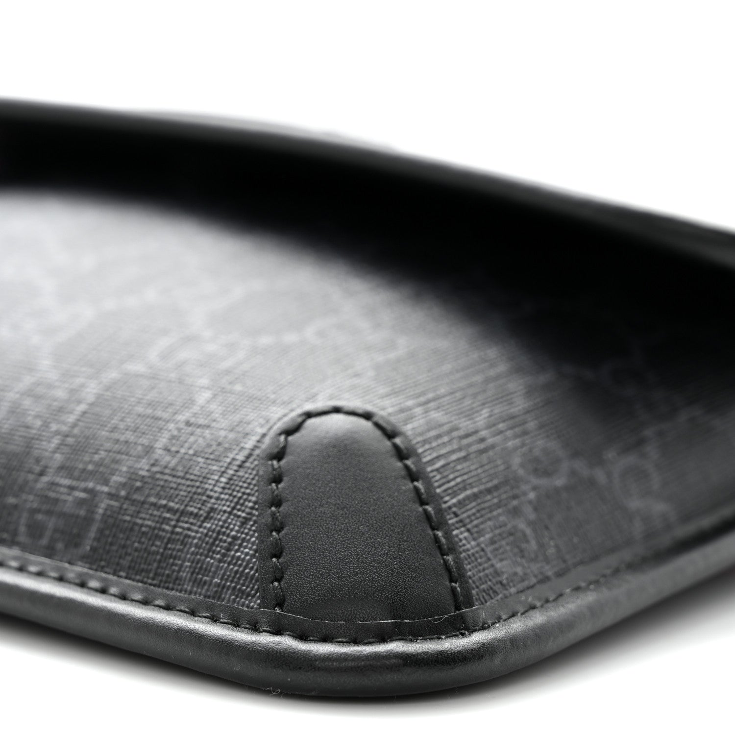 Gucci GG Supreme Monogram Web Slim Belt Bag Black Grey 10 of 10