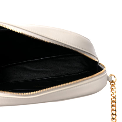 Saint Laurent Grain De Poudre Matelasse Monogram Mini Lou Camera Bag Crema Soft 5 of 10