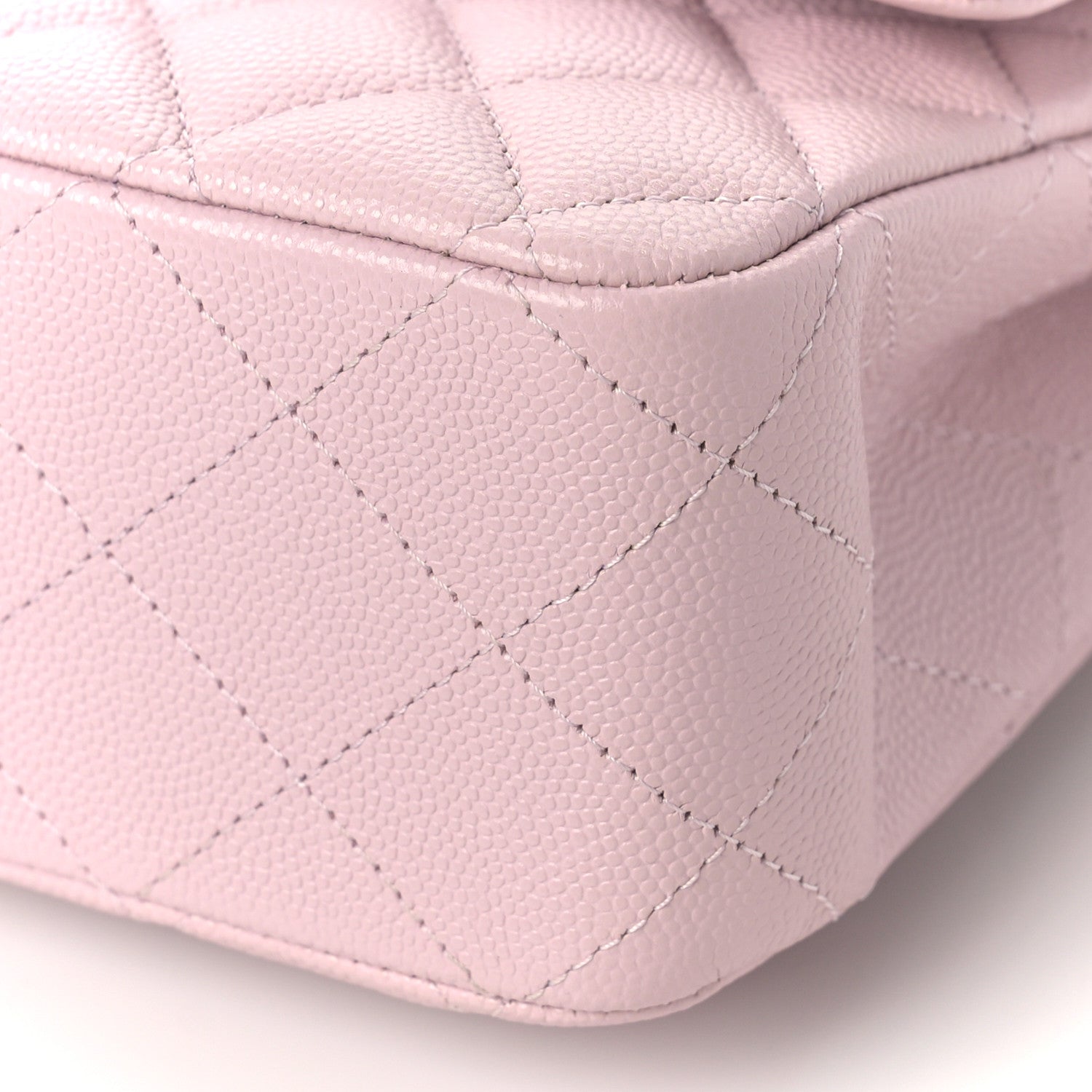 Chanel Caviar Quilted Medium Double Flap Light Pink 9 of 9