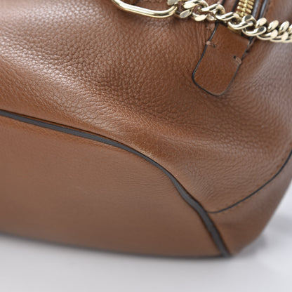 Chloe Suede Calfskin Small Faye Backpack Tan 9 of 14